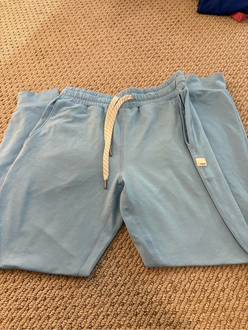 Vuori Light Blue Womens Drawstring Joggers